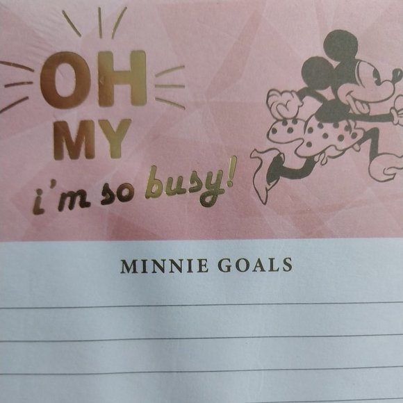 NWT Disney Minnie Mouse Weekly Planner - Picture 2 of 3